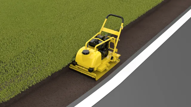 Bankett herstellen - Planum am Straßenrand verdichten