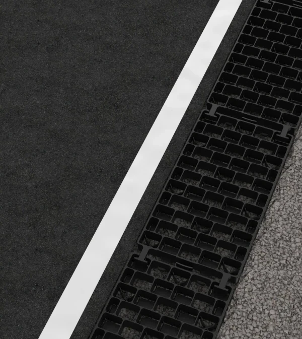 Straßenbankettbefestigung auf gerader Strecke - Road Edge Pave