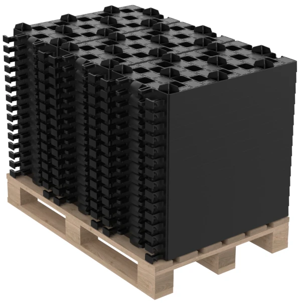 Palettierte Randbegrenzungselemente für Straßenbankette - Road Edge Pave